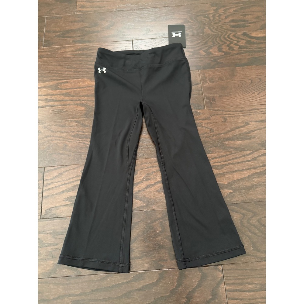 Under Armour Girls Movement Flare Athletic Pants Black UASHC29R-001 Size 4 NWT